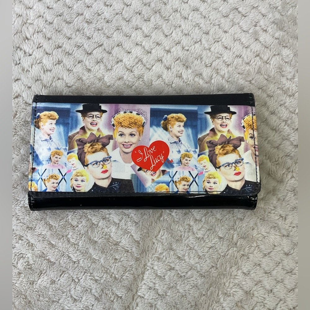 I Love Lucy Patent Leather Wallet
